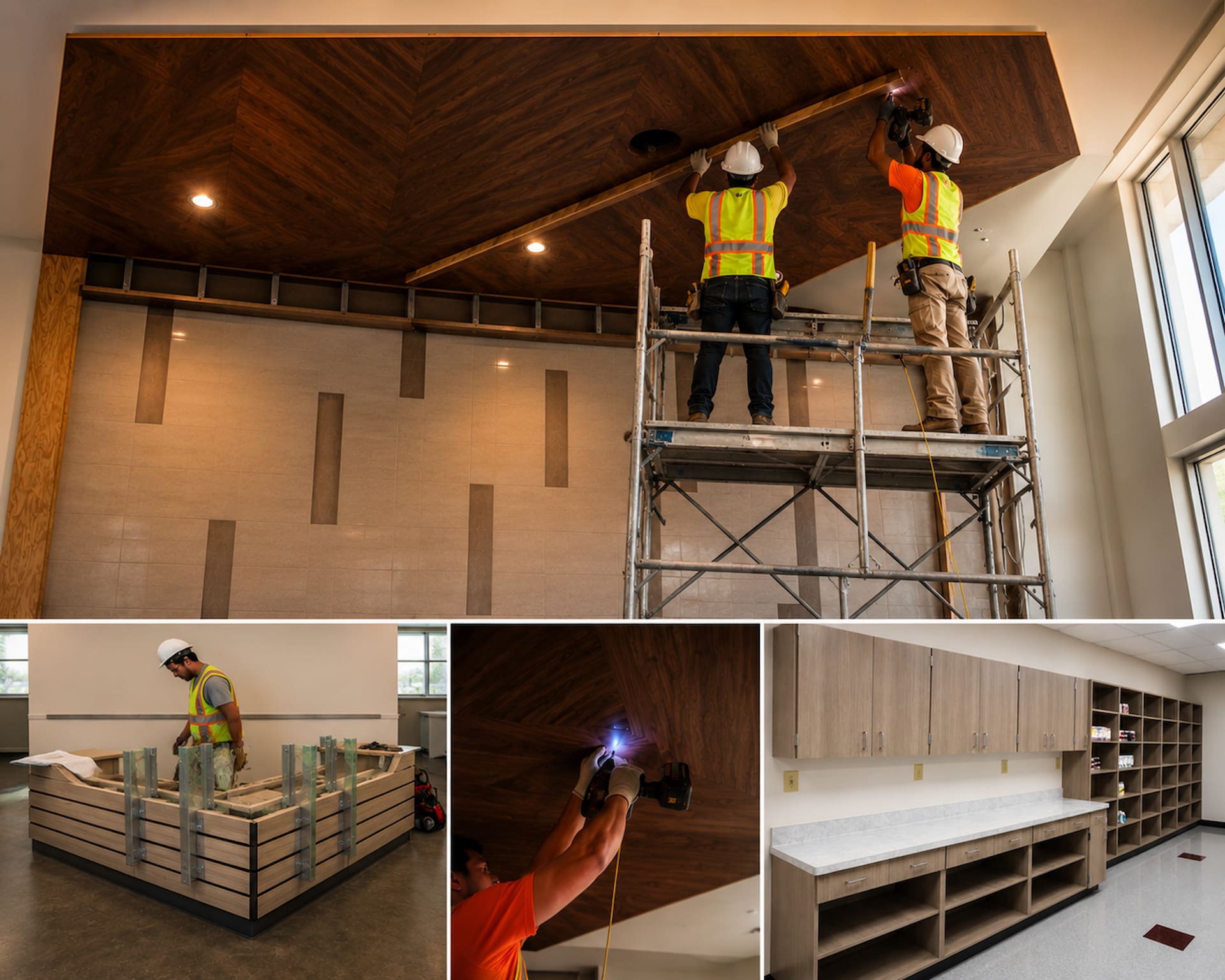 Finish carpentry installation